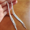 Earings high quality earings fashion jewelry fo women 2015 vintage long earings 925 sterling silver tassel